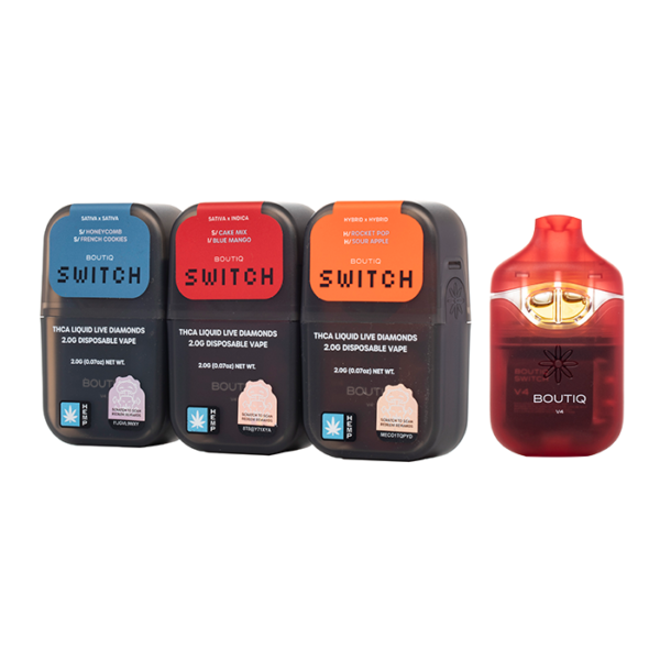 Boutiq Switch V4 THCA Disposable 2G (Glow Edition) Boutiq Switch V4 THCA Disposable 2G (Glow Edition)