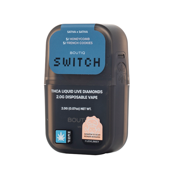 Boutiq Switch V4 THCA Disposable 2G (Glow Edition)3 Boutiq Switch V4 THCA Disposable (2G Glow Edition)