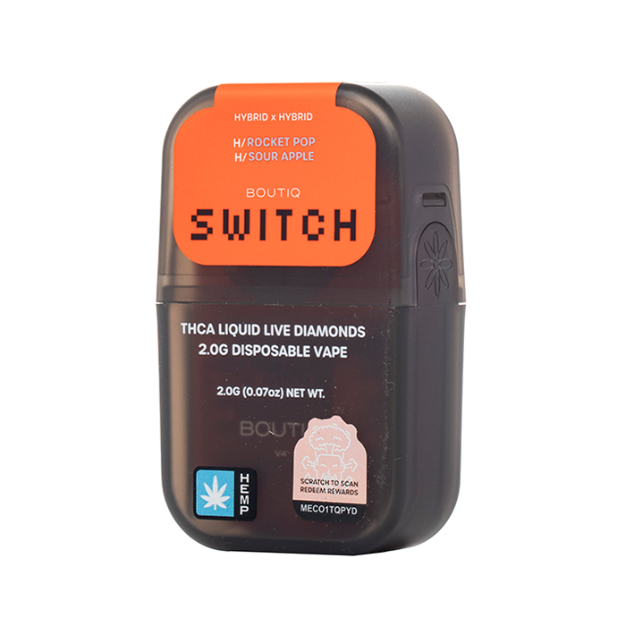 Boutiq Switch V4 THCA Disposable 2G Glow Edition7
