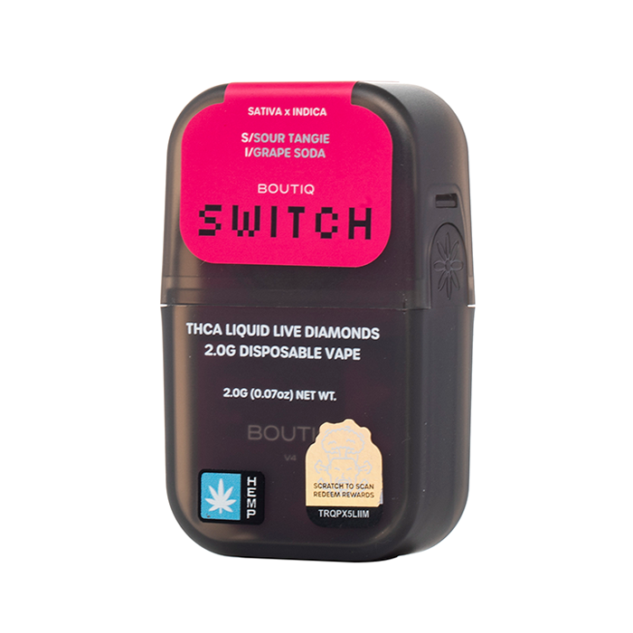 Boutiq Switch V4 THCA Disposable 2G Glow Edition8