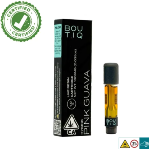 Pink Guava Boutiq Carts 1G Live Resin Cartridge