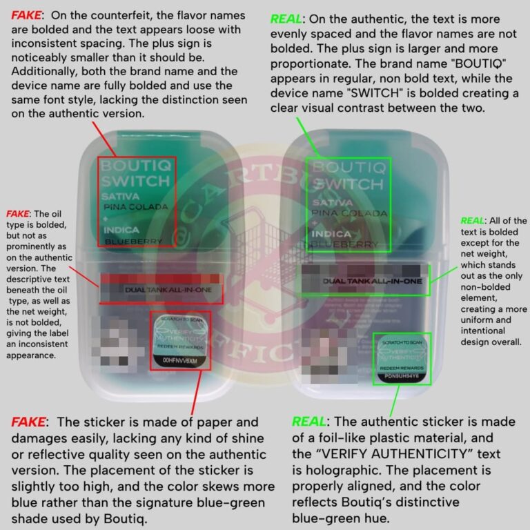 authentic boutiq switch
